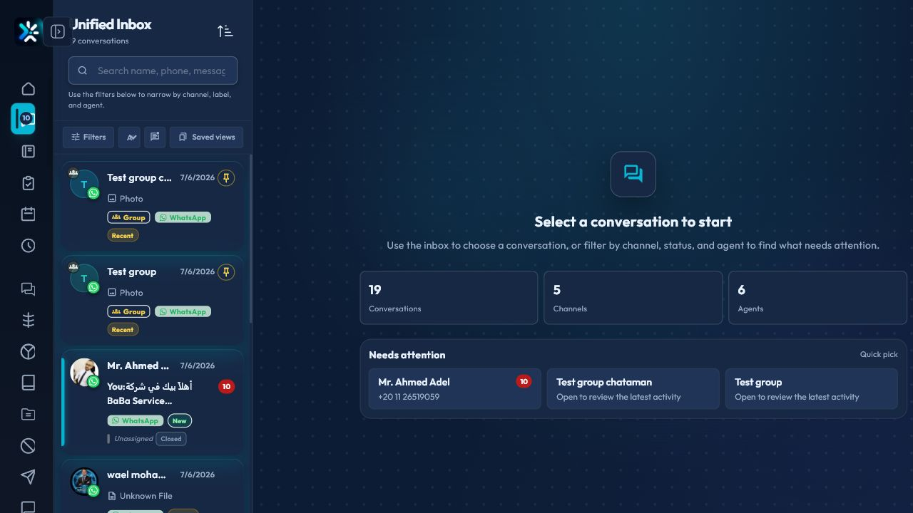 CodeEra unified inbox inside Chataman