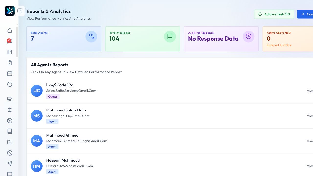 CodeEra reports and analytics inside Chataman