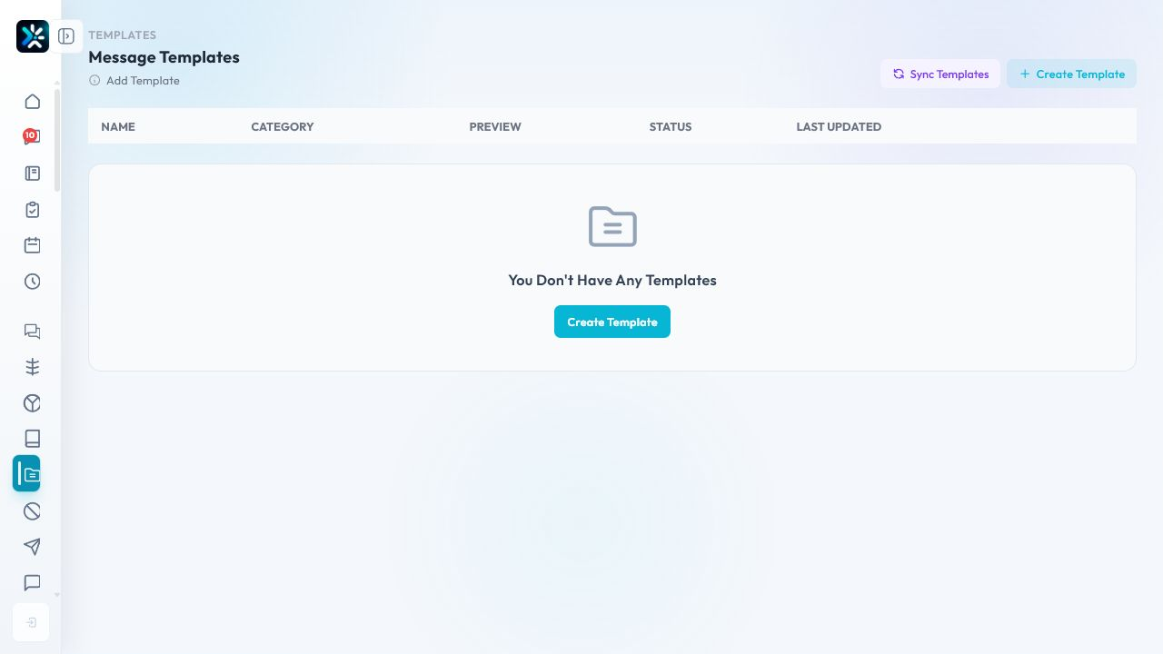 CodeEra message templates workspace inside Chataman